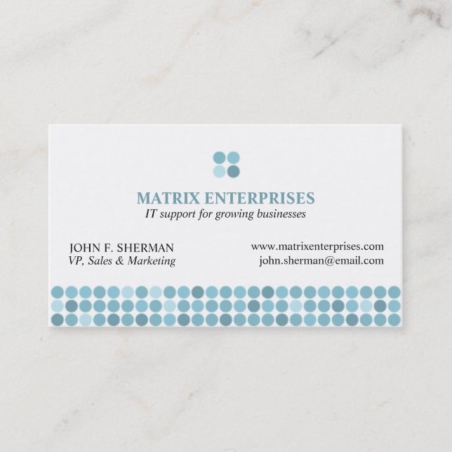 Dot Dot Dot Business Cards (Front)