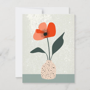 Dot Dot Flower #023 Postcard