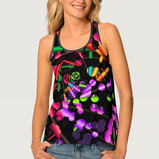 Dot Explosion Fractal Tank Top