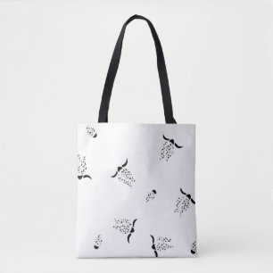 Dot, Grey Nickel Tote Bag