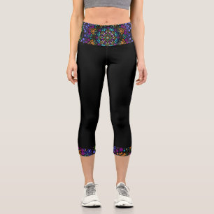 Dot Mandala Capri Leggings