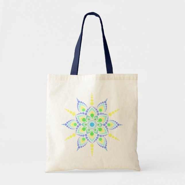 Dot Mandala tote bag - JessyD Designs (Front)