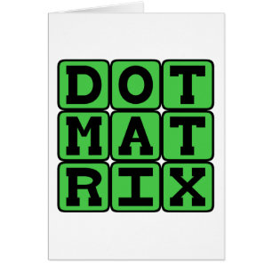 Dot Matrix, Patterned Array