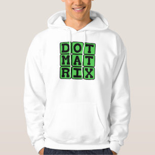 Dot Matrix, Patterned Array Hoodie