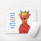Dot, mouse pad w/message (With Mouse)
