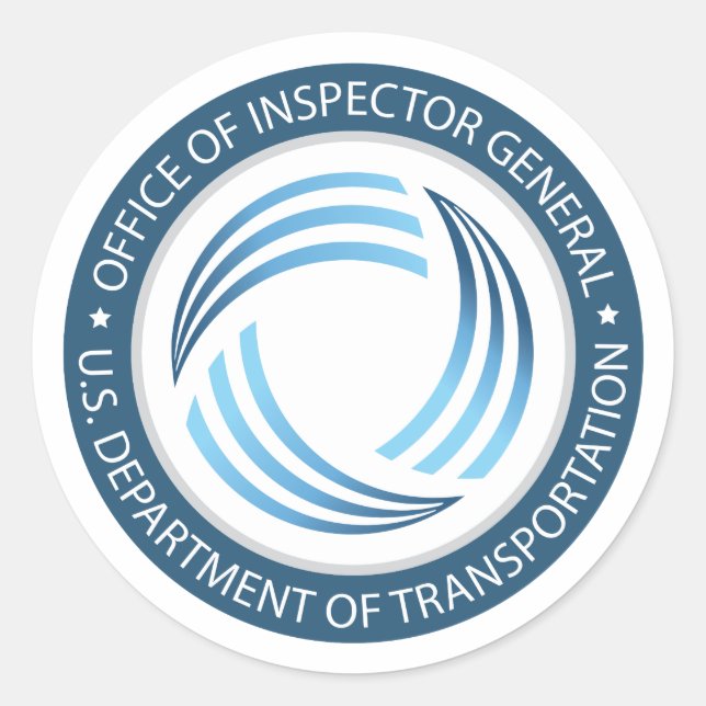 DOT OIG Stickers (Front)