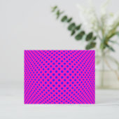 Dot Optical Illusion Postcard (Standing Front)