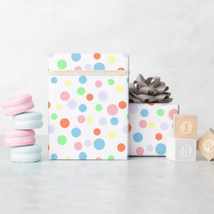 Dot Parade Bright spring colours Wrapping Paper