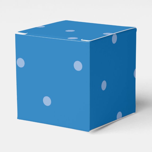 Dot Pattern Favour Box (Front Side)