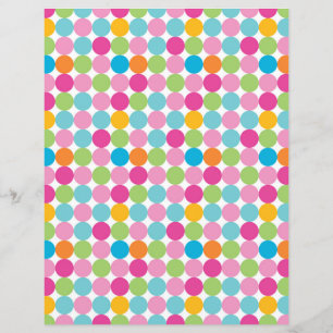 Dot Pattern Paper for craft and scrapbook