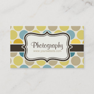 Dot Retro Calling Card