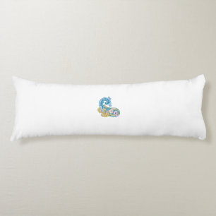 Dot, Sherpa Blue, Golden Sand Design Body Pillow