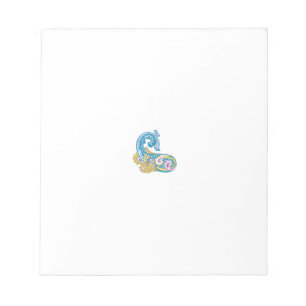Dot, Sherpa Blue, Golden Sand Design Notepad