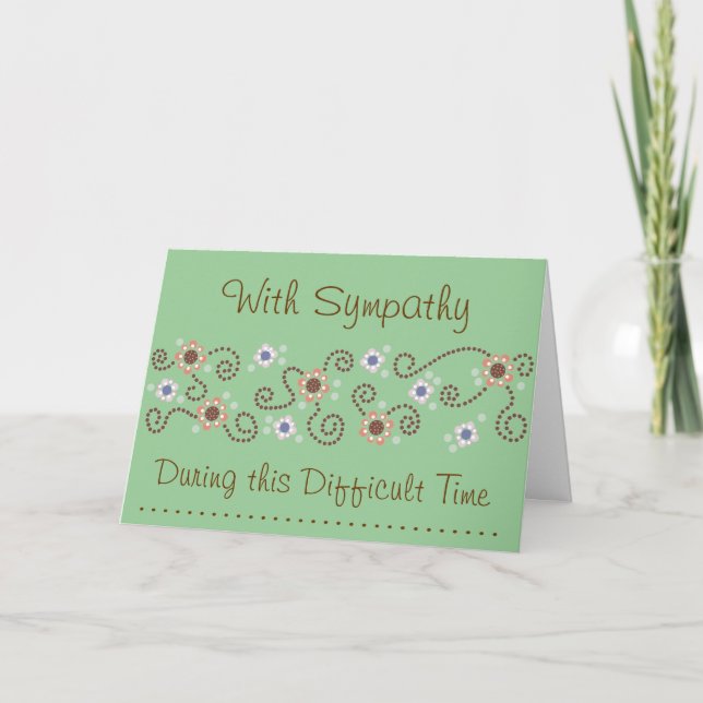 Dot Sympathy Card (Front)