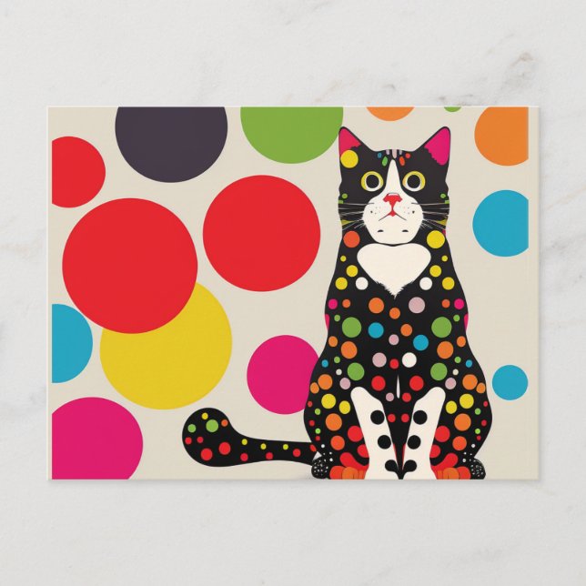 Dot the Cat, Penser à vous Carte postale (Devant)