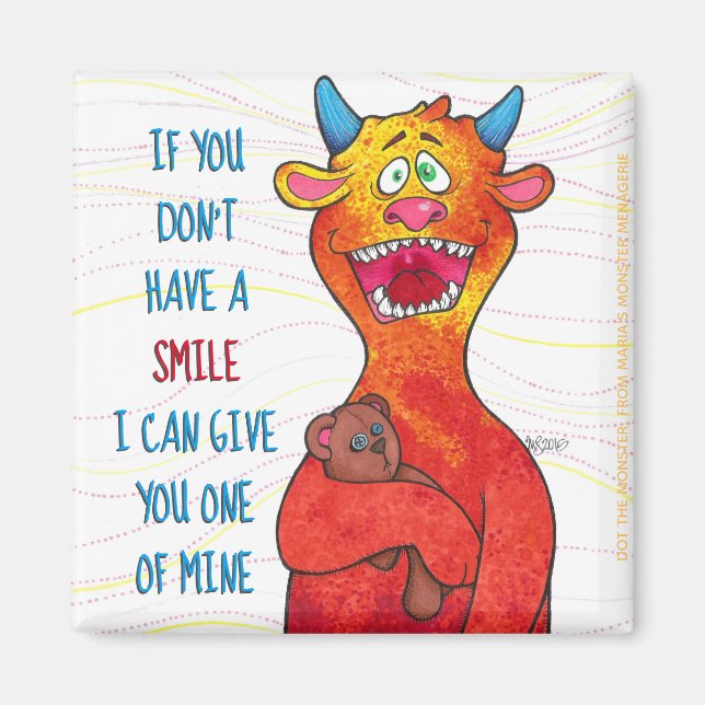 Dot the Monster, magnet (Front)