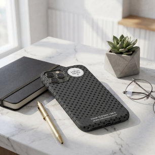Dot-to-Dot Minimalist Black & White Business Logo iPhone 11 Pro Case