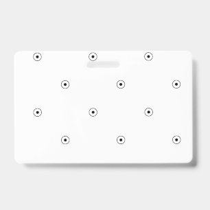 Dot, White Smoke Badge