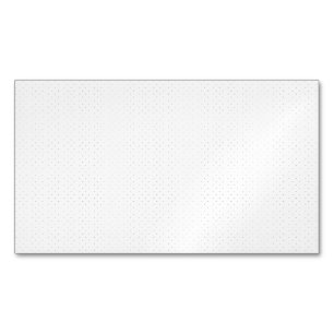 Dot, White Smoke Magnetic Business Card