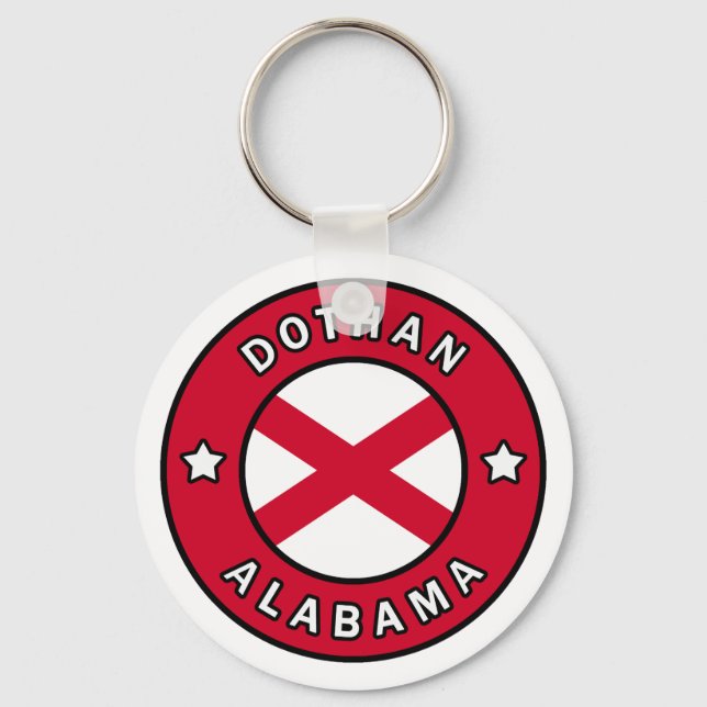 Dothan Alabama Keychain (Front)