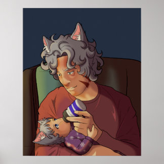 Doting Father Time Poster