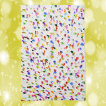 Dots Abstract Colourful Pattern Kitchen Towel<br><div class="desc">Do you like colourful kitchen accessories?  Do you like colourful kitchen towels?  This fun kitchen towel has an abstract pattern of green,  purple,  yellow,  red and blue dots originally done in marker.</div>