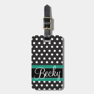 Dots Acrylic Luggage Tag