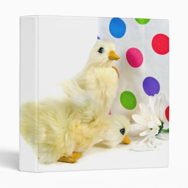 Dots And Ducks Binder (Front/Spine)