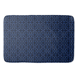 Dots and Squares Bath Mat