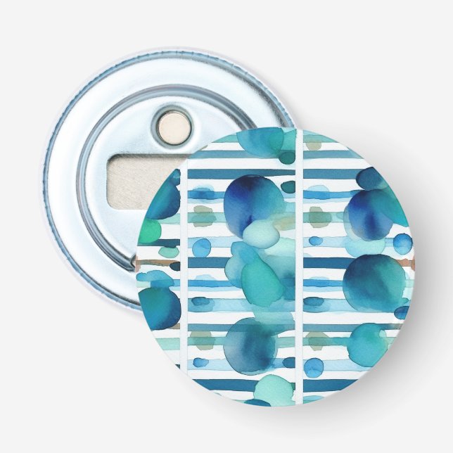 Dots and Stripes 7 Bottle Opener (Front)