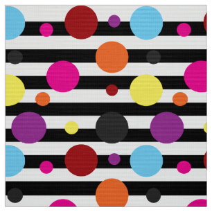 Dots And Stripes  Fabric