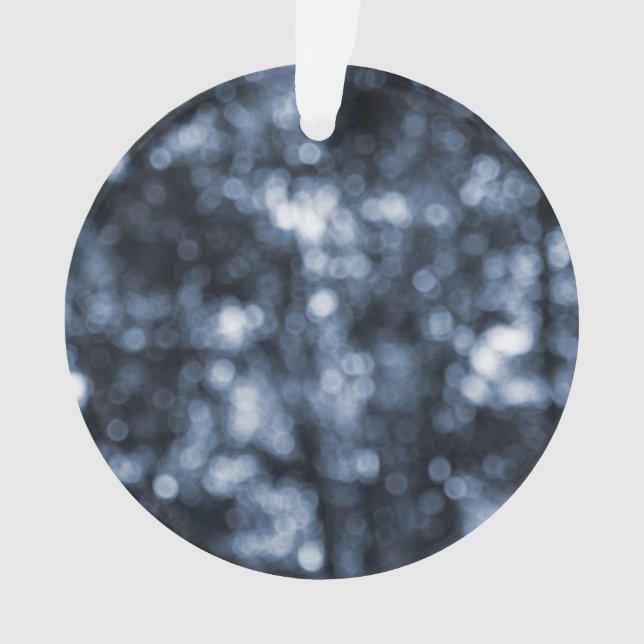 Dots bleus Abstraits ornement acrylique (devant)