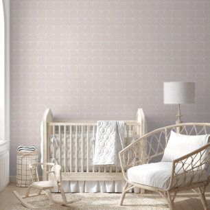Dots Cascading Pearls Pink Peel & Stick Wallpaper