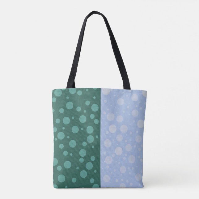 Dots Custom All-Over-Print Tote Bag (Back)