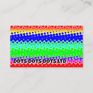 Dots Dots Dots LTD (you may change the words) Business Card