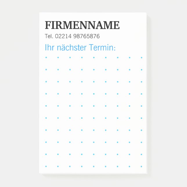 Dots Grid Graphical Modern Notes (Front)