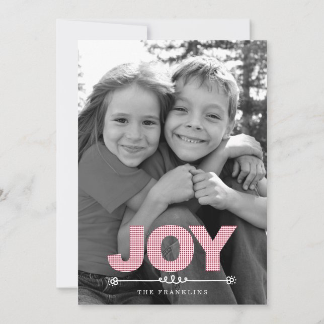 DOTS Holiday Photo Cards (Front)