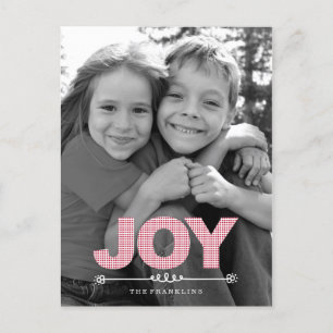 DOTS Holiday Photo Cards Postcard