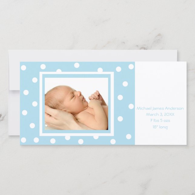 Dots n Dots (blue) Announcement (Front)