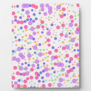Dots on Pink Plaque