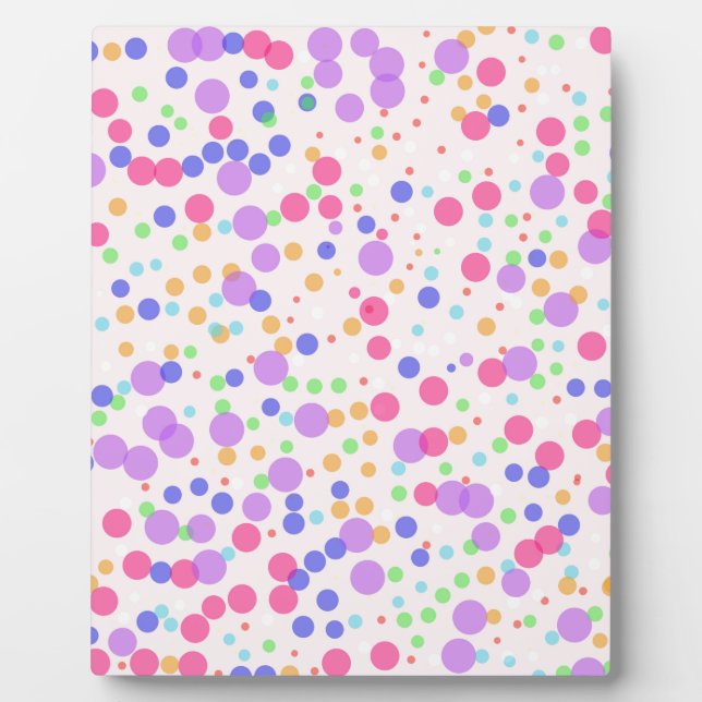 Dots on Pink Plaque (Front)