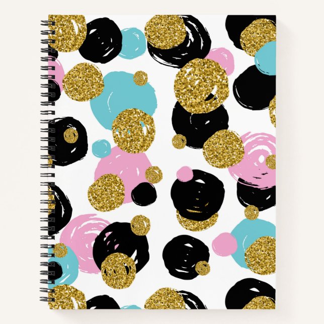 Dots Pattern 10 Notebook (Front)
