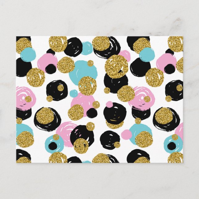 Dots Pattern 10 Postcard (Front)