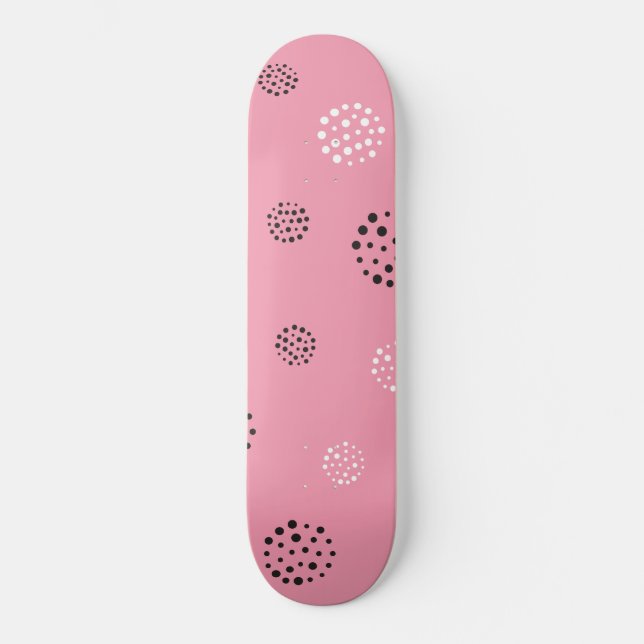 Dots Pattern 14 Skateboard (Front)