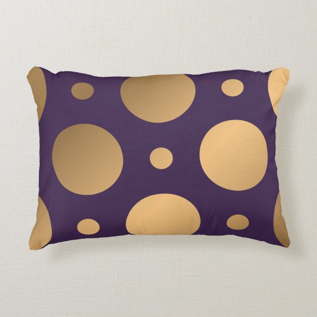 Dots Pattern 15 Accent Pillow (Front)