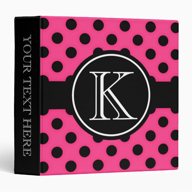 Dots Pattern Binder (Front/Spine)