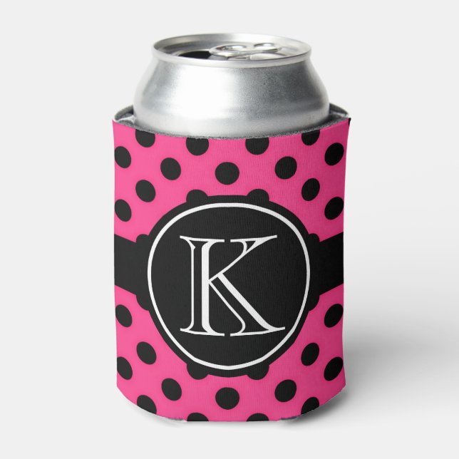 Dots Pattern Can Cooler (Can Front)
