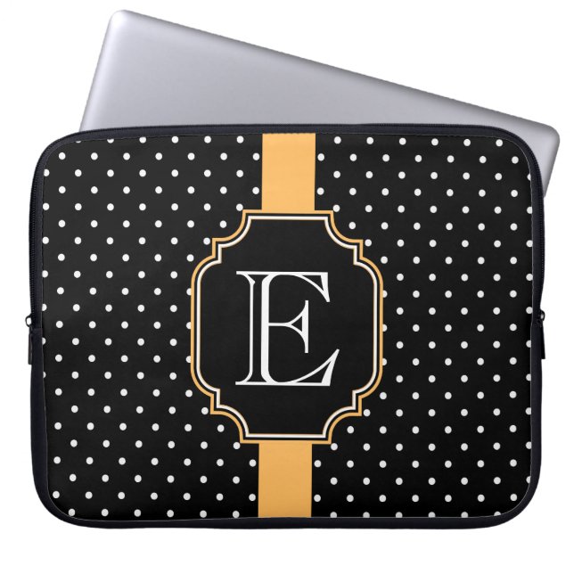 Dots Pattern Laptop Sleeve (Front)