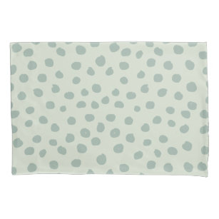 Dots Sage Green Pillowcase