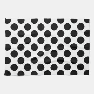 Dots seamless pattern black + your back kitchen towel